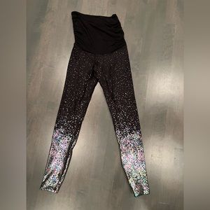 Beyond Yoga Alloy Ombré Maternity Midi Leggings